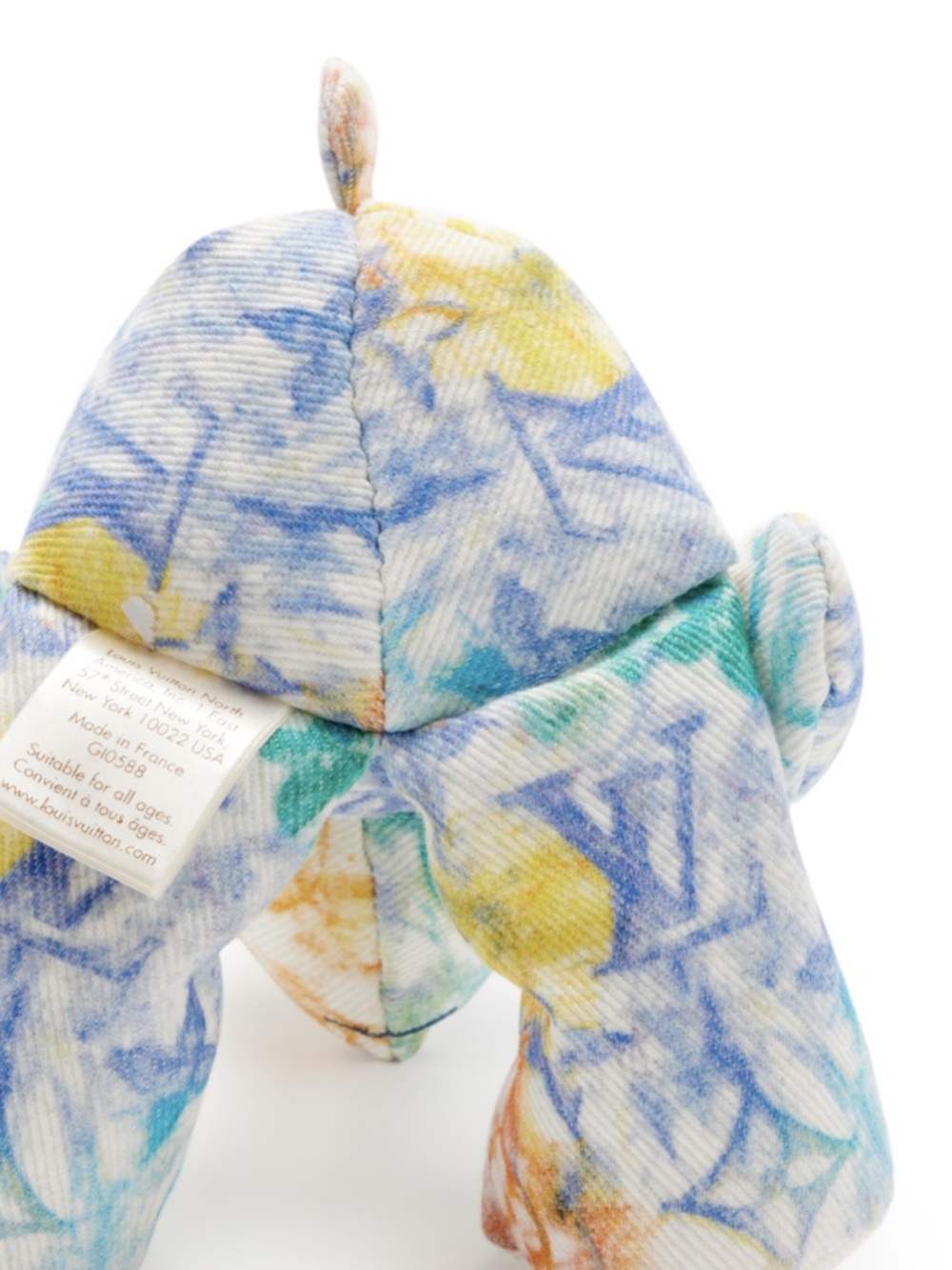 Limited Edition Louis Vuitton Virgil Abloh for UNICEF 2021 Monogram Doudou Bear - Picture 9 of 10